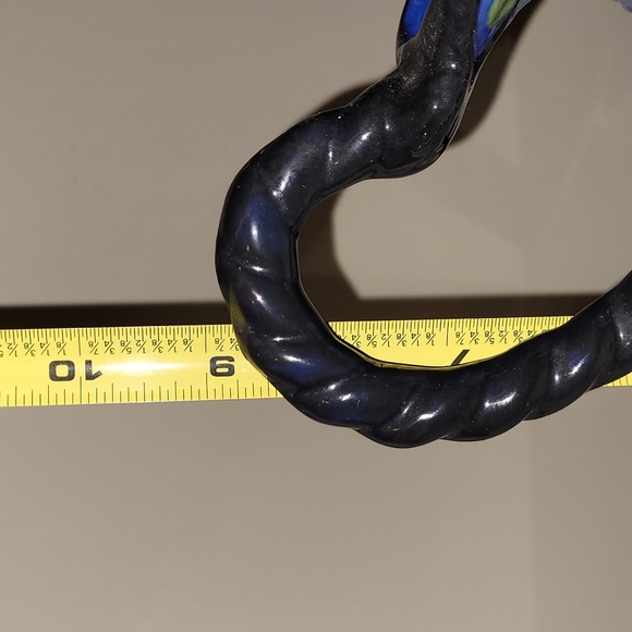 Vintage Hand Painted Pitcher Man & Grapes - Picture 14 of 16